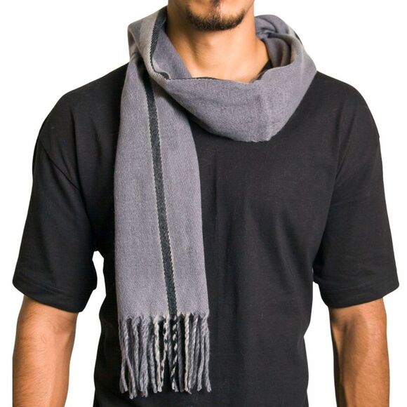 Alpine Swiss Mens Scarf Softer Than Cashmere Scarves Plaids Womens Winter Shawl - Picture 2 of 7